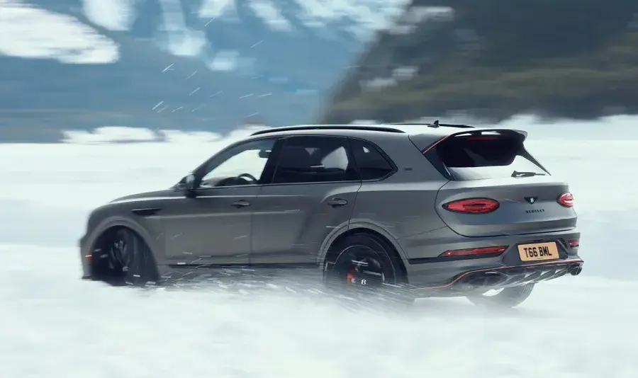 Bentayga in winter