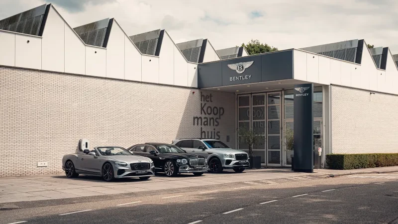 Bentley Leusden showroom header